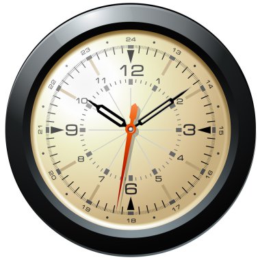 Vintage Askeri Havacılık dash board saati