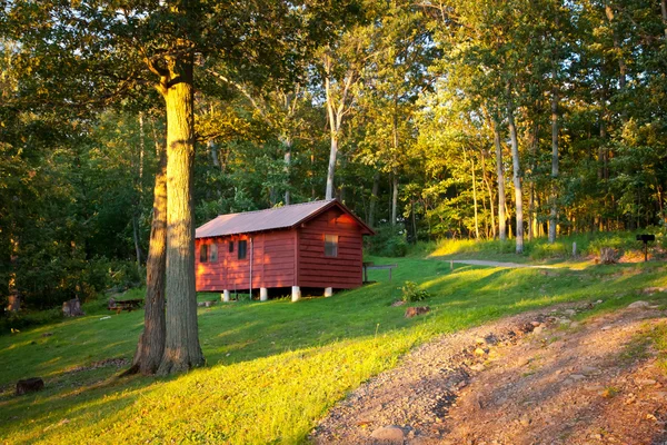 Vakantiehuisje in het park — Stockfoto