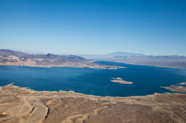 Lake mead havadan görünümü