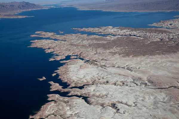 Lake mead havadan görünümü — Stok fotoğraf