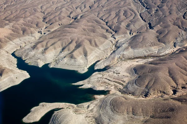 Letecký pohled na jezero medovina — Stock fotografie