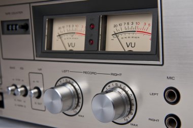 stereo kaset kaset deck analog kontroller vintage