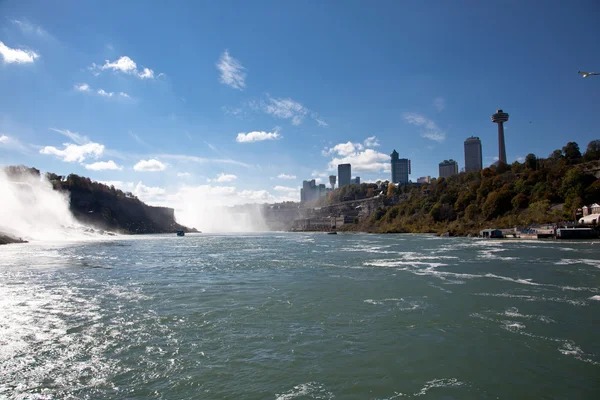 Niagarafallen Visa från Niagarafloden — Stockfoto