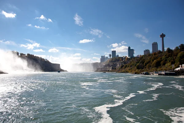 Niagarafälle Anzeigen von Niagara River gorge — Stockfoto