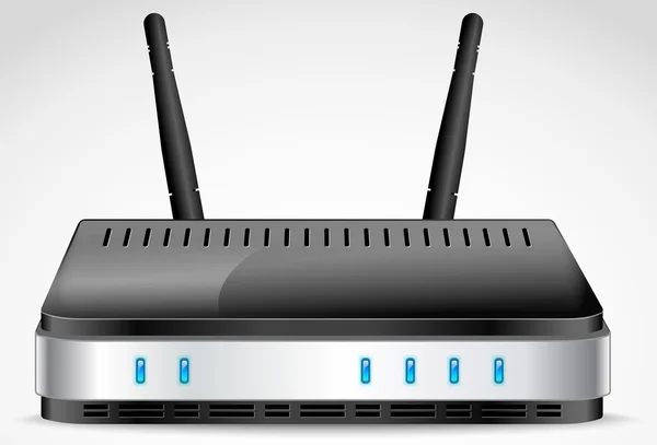 Wi-fi Router-Vektor — Stockvektor