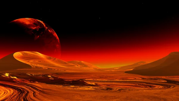 Alien planet — Stock Photo, Image
