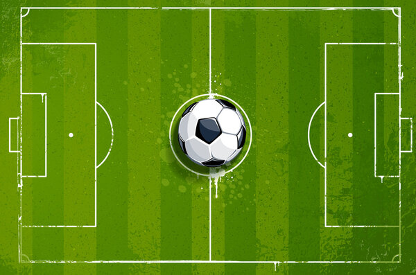 Гранж футбольное поле
