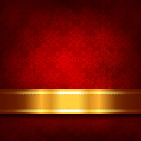 Red christmas background — Stock Vector