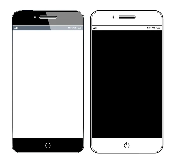 Realistische moderne smartphone — Stockvector