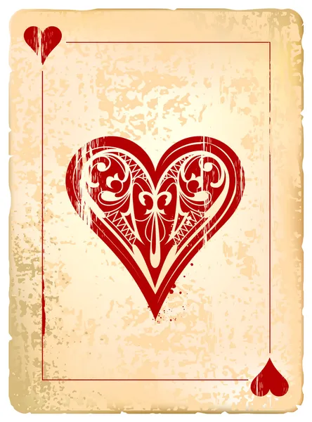 Cartel de cartas Vintage — Vector de stock