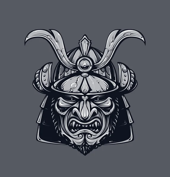 Samurai masker — Stockvector