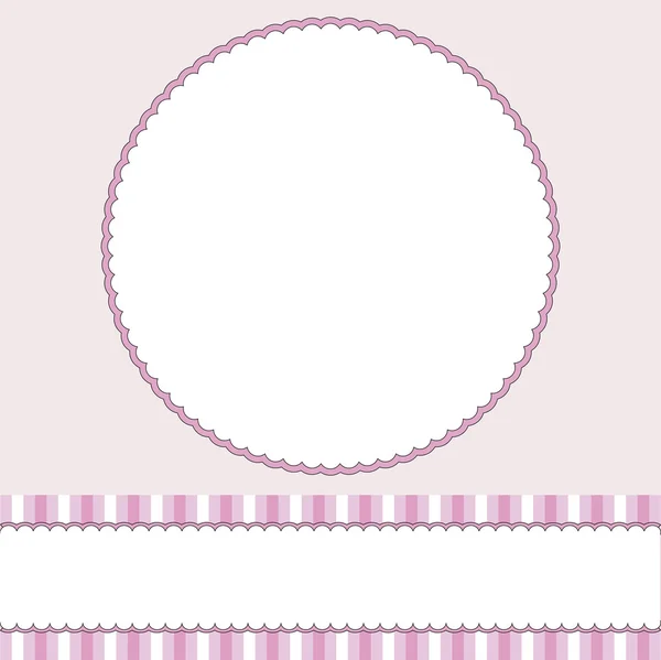 Babies photo frame — Stock Vector