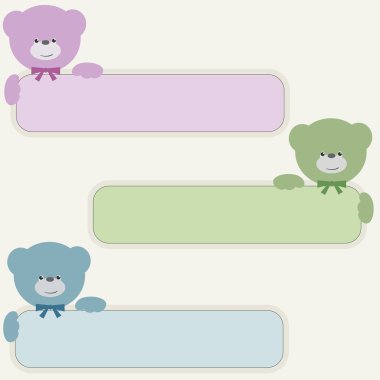 ayı teddy ile yatay banner
