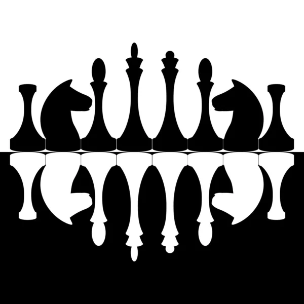 Schachspieler — Stockvektor