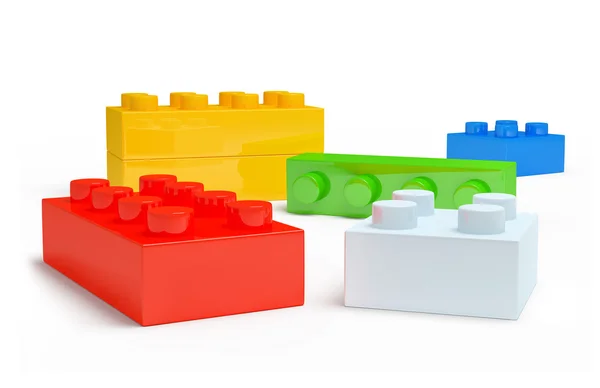 3D plastic part of children's toy. — Stock Photo, Image