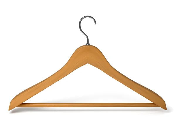 Wood hanger on the background — Stock Photo, Image