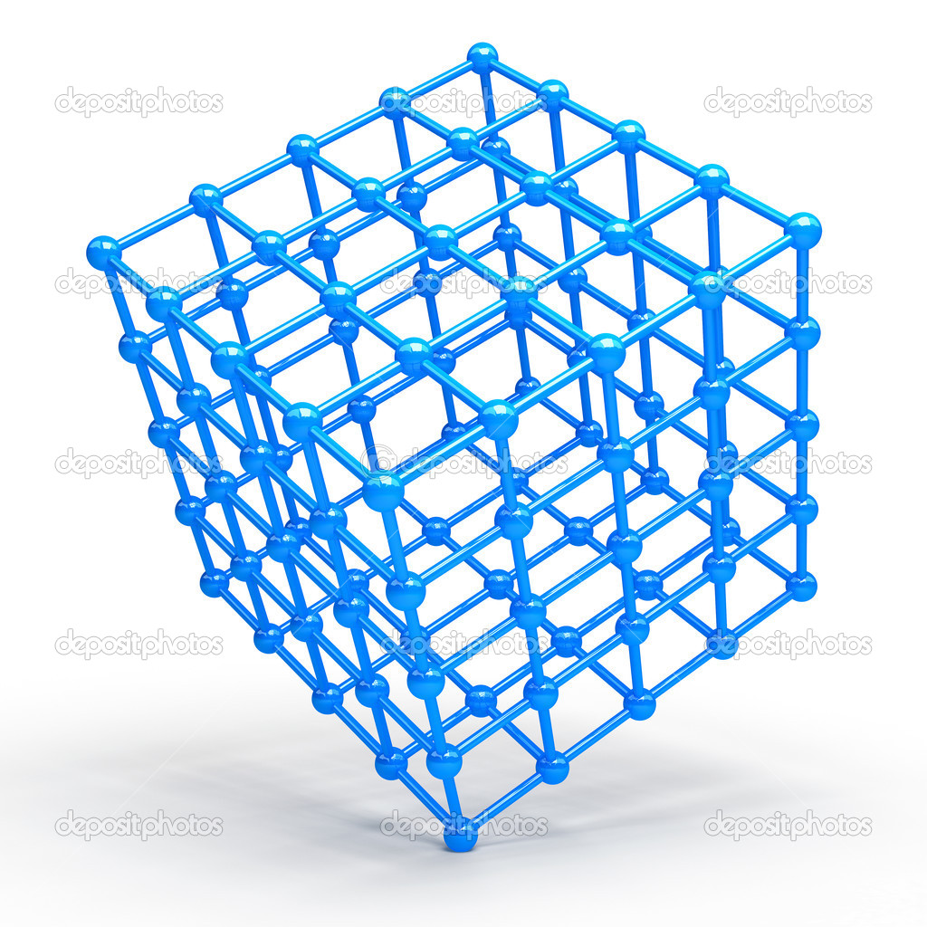 3D Cube and corner spheres
