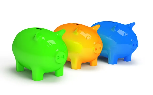 Piggy bank isolated on white background — Stock Photo, Image