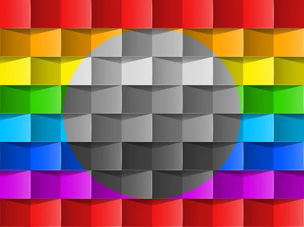 Bunte Regenbogen-Vektor Hintergrund . — Stockvektor