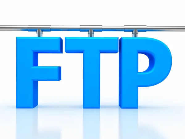 Ілюстрація FTP (Протокол передачі файлів  ) — стокове фото