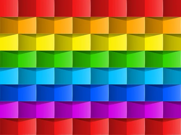 カラフルな虹ベクトルの背景 . — ストックベクタ
