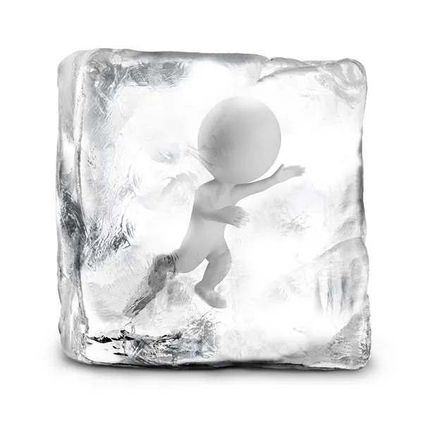3d pequeno - congelado — Fotografia de Stock