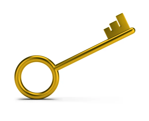 Golden key — Stock Photo, Image