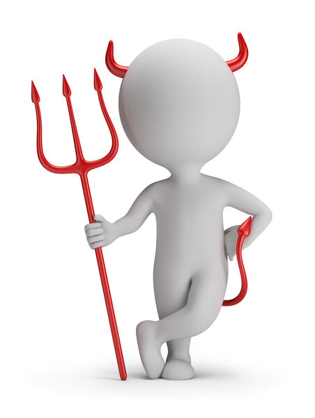 3d маленькие люди - дьявол
