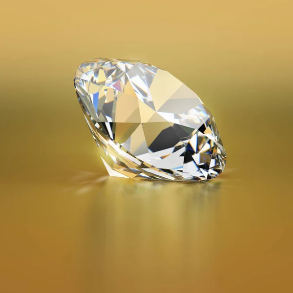 Generated Image Diamond Gold Background — Stock Photo, Image