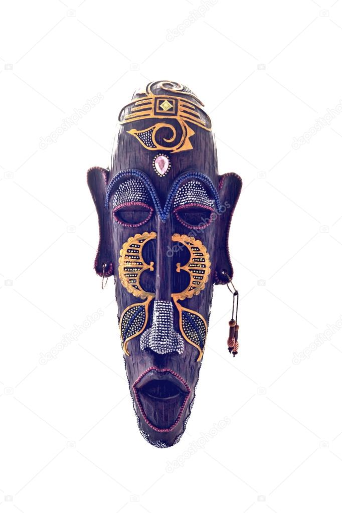 Mask of culture of tribes of Africa