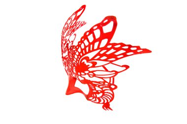 Kırmızı karnaval maskesi güzel görüntüsü