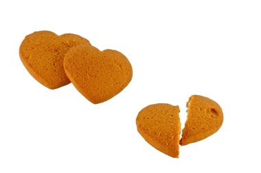 görüntü üç kek formu Hearts