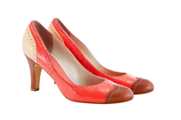 Image of female heels on a white background — Stock Photo, Image