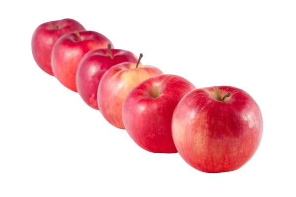 Imagem de fruta maçãs maduras doces vermelhas — Fotografia de Stock
