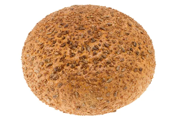 Pane fatto in casa con semi di sesamo e girasole — Foto Stock