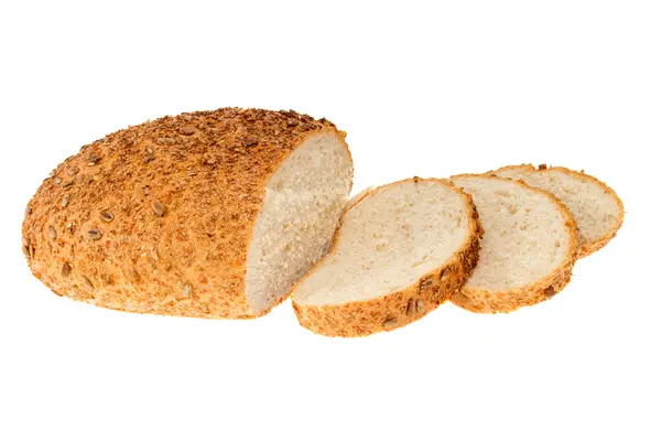 Homemade bread with sesame and sunflower seeds — Stock Photo, Image