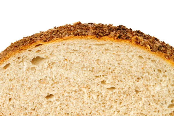 Zelfgebakken brood met sesam en zonnebloem zaden — Stockfoto