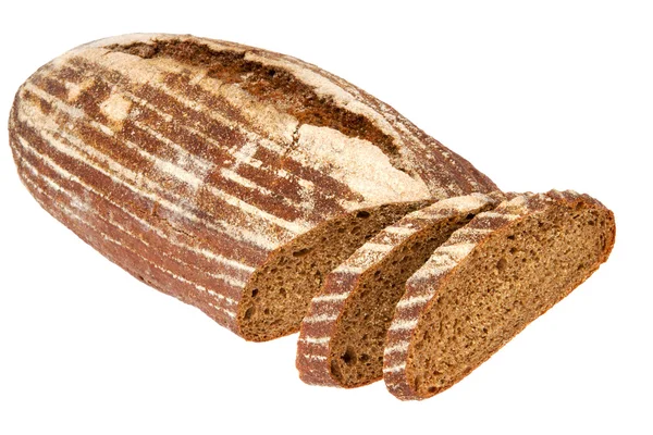 Beyaz zemin üzerinde Önizleme ekmek ekmek — Stok fotoğraf