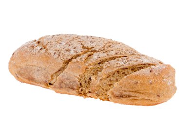 beyaz zemin üzerinde Önizleme ekmek ekmek