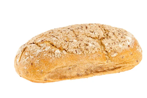 Vorschau Brot Laib auf weißem Hintergrund — Stockfoto