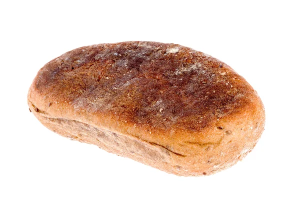 Предварительный просмотр хлеба буханка на белом фоне — стоковое фото