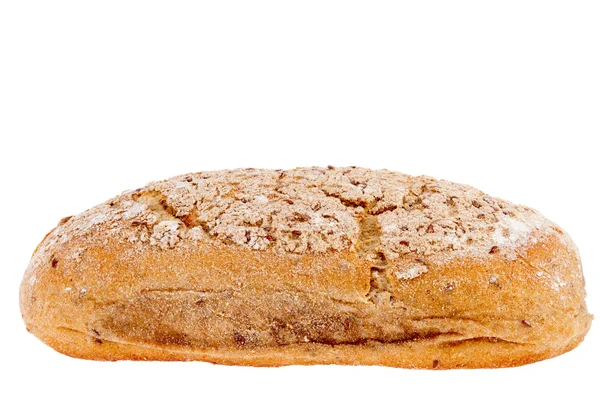 Vorschau Brot Laib auf weißem Hintergrund — Stockfoto