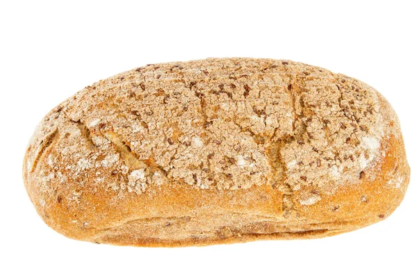 Vorschau Brot Laib auf weißem Hintergrund — Stockfoto