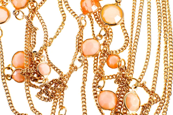 Γυναικεία Κοσμήματα αλυσίδα με πέτρες — Φωτογραφία Αρχείου