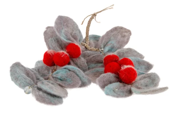 Vorschau Zweig rote Esche aus Wolle — Stockfoto