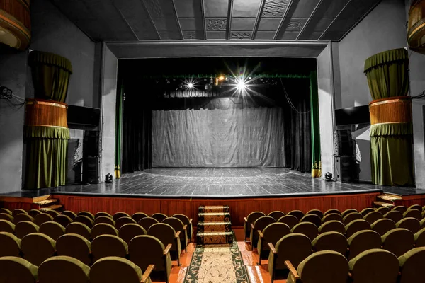 Image Auditorium Scène Théâtre Sans Spectateurs — Photo
