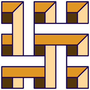 Küplerin ve düz çizgilerin geometrik arkaplanının vektör görüntüsü