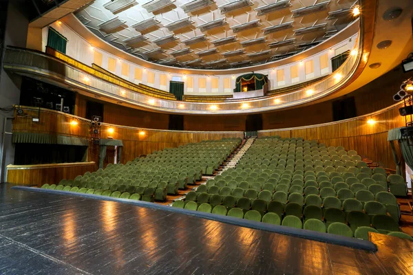 Escenario Teatro Imágenes Auditorio Con Balcones Logia —  Fotos de Stock