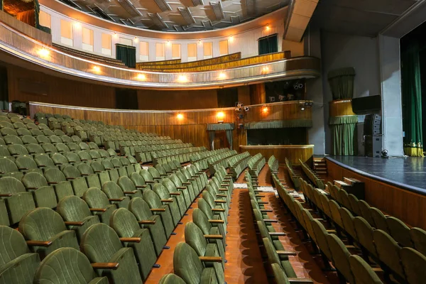 Bild Theater Balkon Parterre Bett Bühne Rampenlicht — Stockfoto