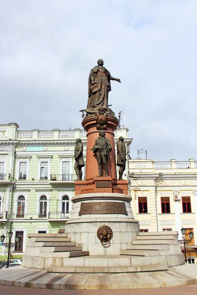 Katarzyna wielki pomnik, odessa, Ukraina — Zdjęcie stockowe